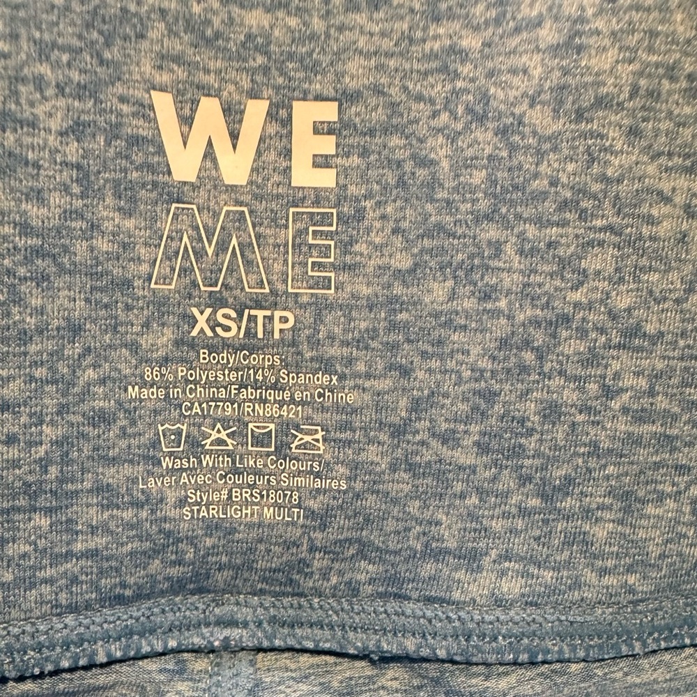We Over Me Color Blocked Leggings Light Blue Size XS - Picture 5 of 5